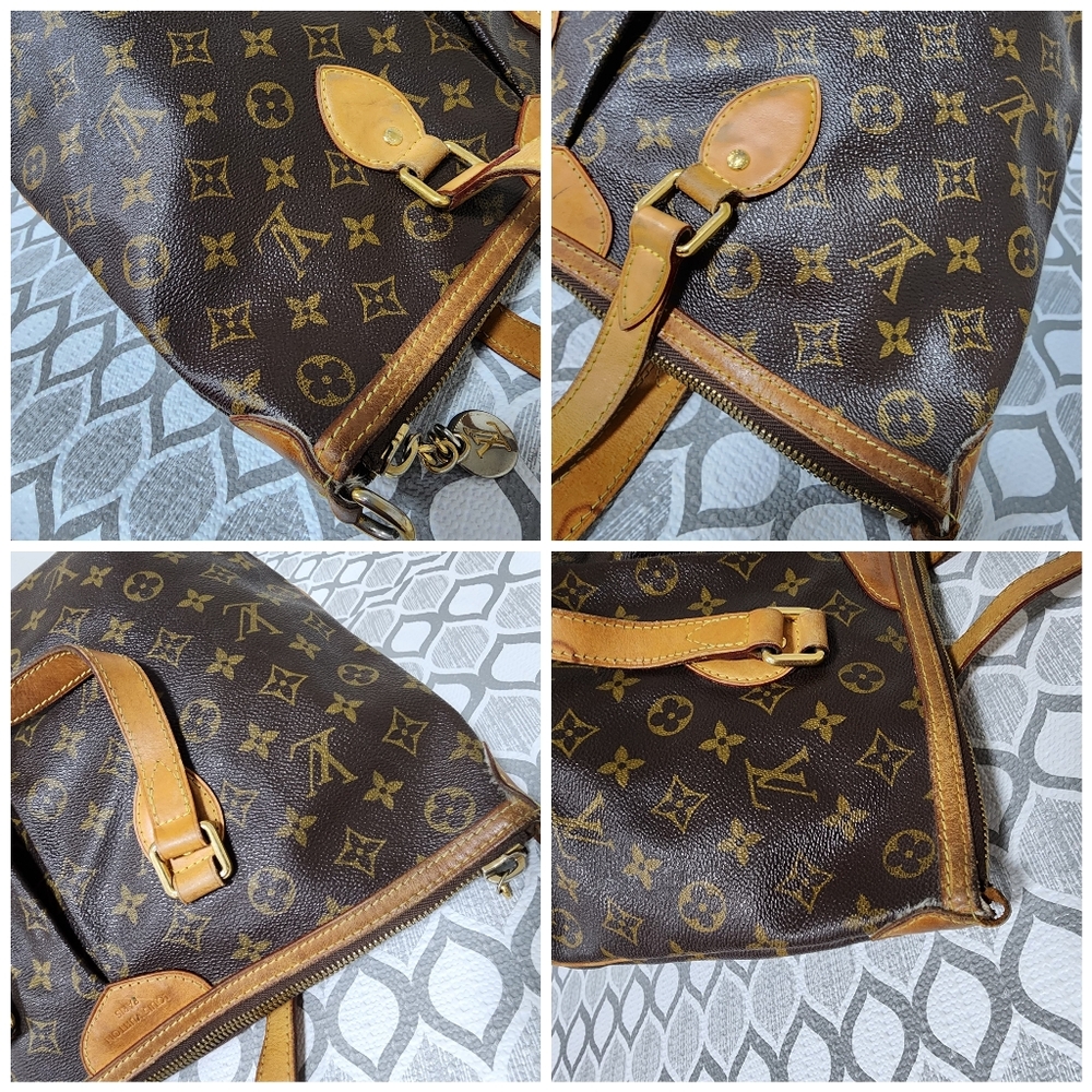 LOUIS VUITTON Monogram Palermo PM Shoulder Bag Brown - Picture 12 of 16